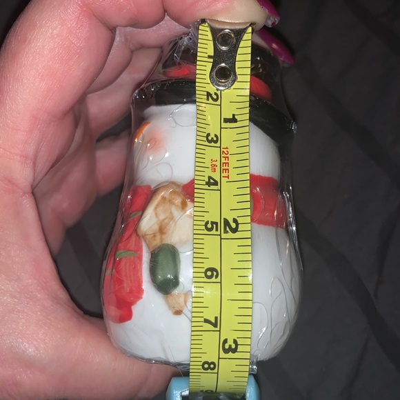 Vintage, Snowman Salt & Pepper Shakers, Never Used, - Picture 5 of 5